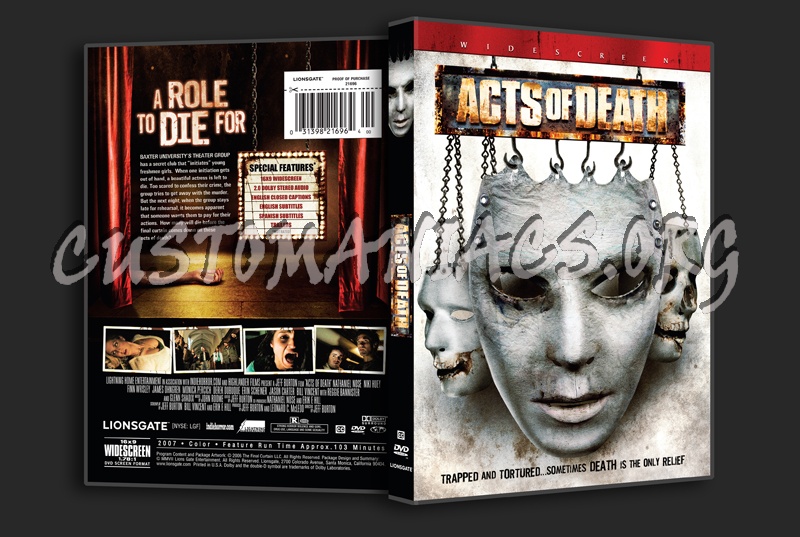 Acts of Death dvd cover