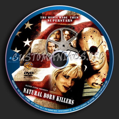 Natural Born Killers blu-ray label