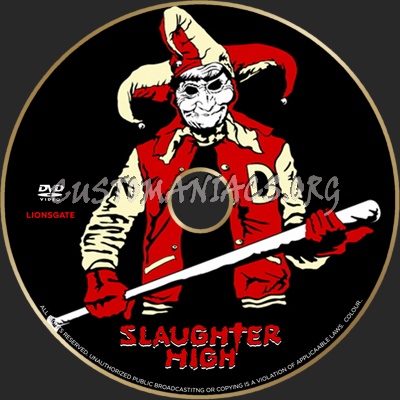 Slaughter High dvd label