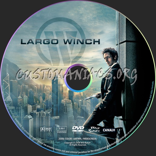 Largo Winch dvd label