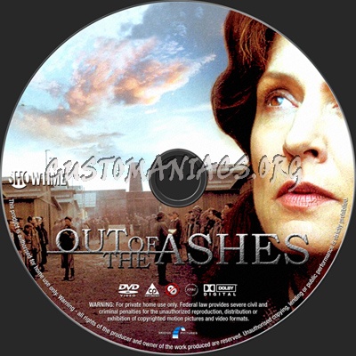 Out of the Ashes dvd label