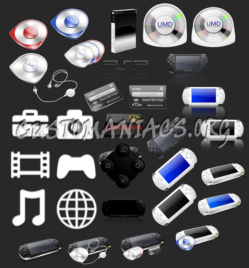 PSP Gaming Icons 