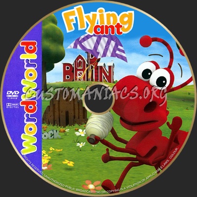 Wordworld Flying Ant dvd label