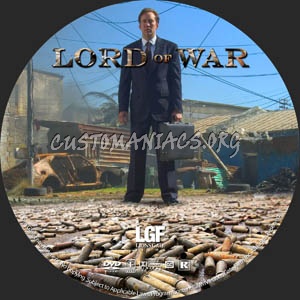 Lord of War dvd label