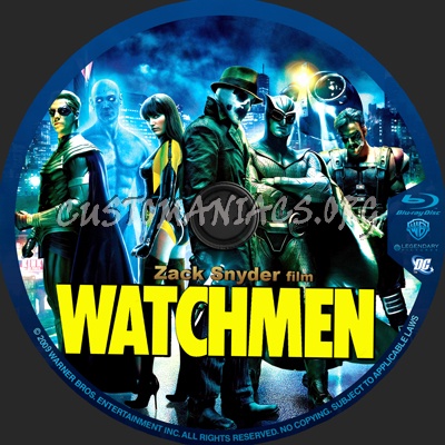 Watchmen blu-ray label