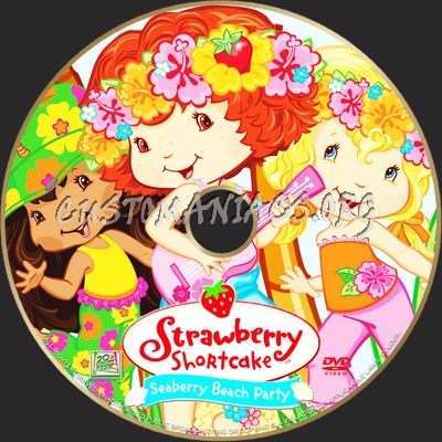 Strawberry Shortcake Seaberry Beach Party dvd label