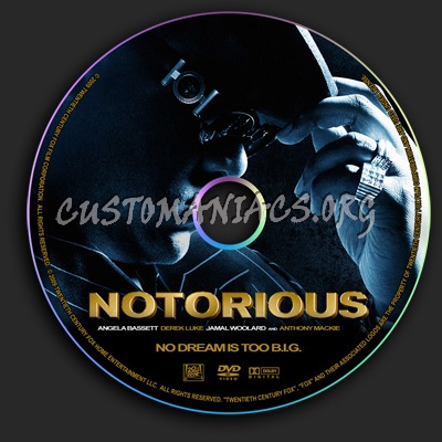 Notorious dvd label