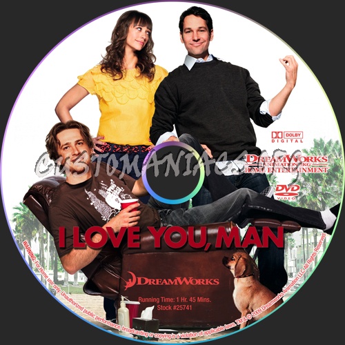 I Love You, Man dvd label