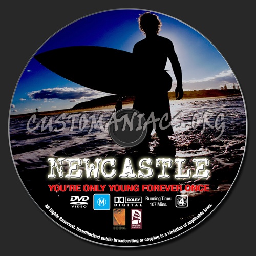 Newcastle dvd label