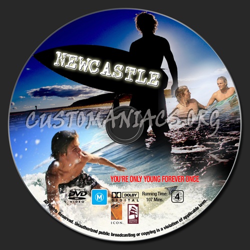 Newcastle dvd label