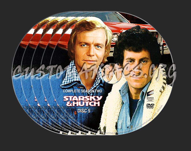 Starsky & Hutch Season 2 dvd label