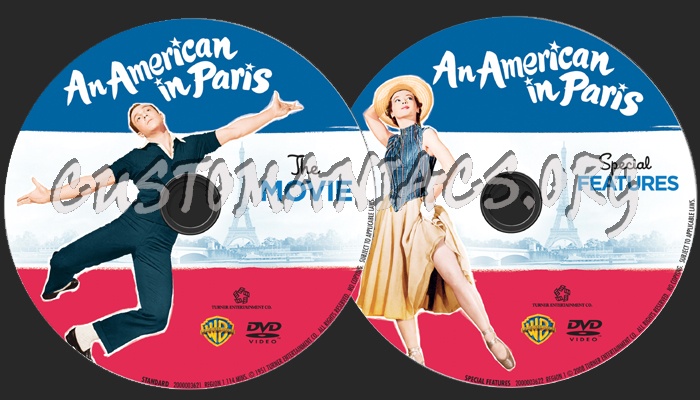 An American In Paris - 2 Disc Special Edition dvd label