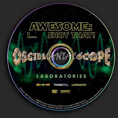 Awesome: I...Shot That! dvd label