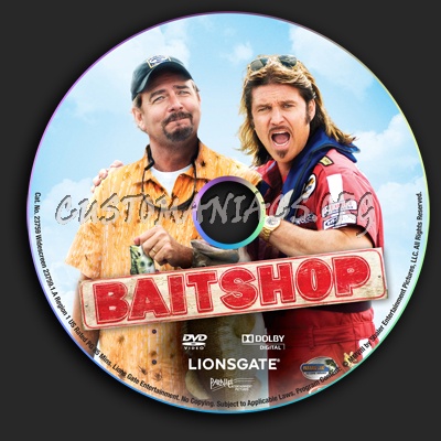 Baitshop dvd label