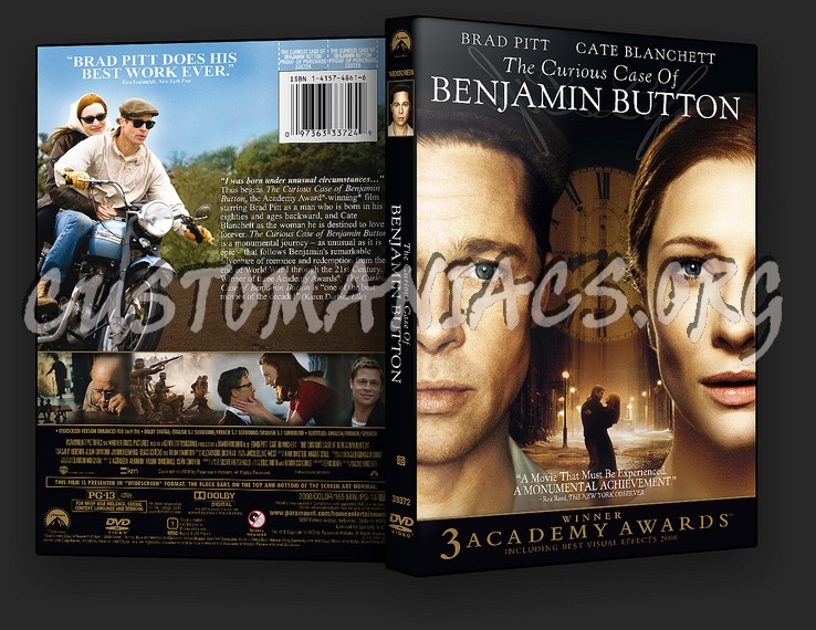 The Curious Case of Benjamin Button dvd cover