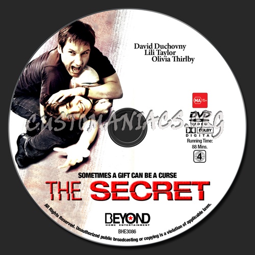 The Secret dvd label