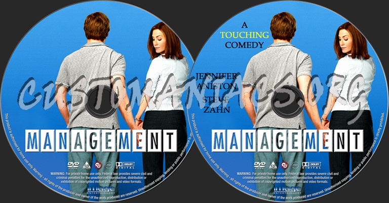 Management dvd label