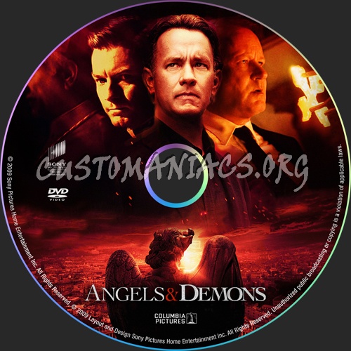 Angels & Demons dvd label