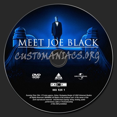 Meet Joe Black dvd label