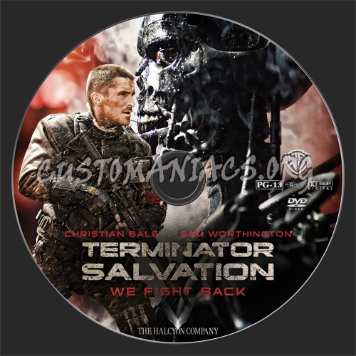 Terminator Salvation dvd label