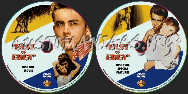 East of Eden dvd label