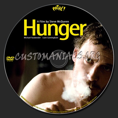 Hunger dvd label