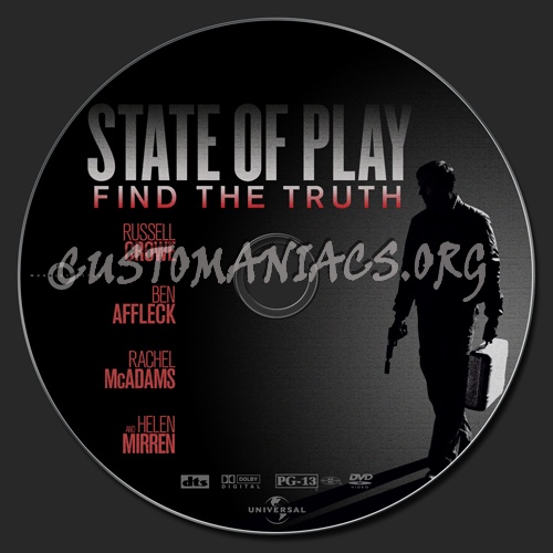 State Of Play dvd label