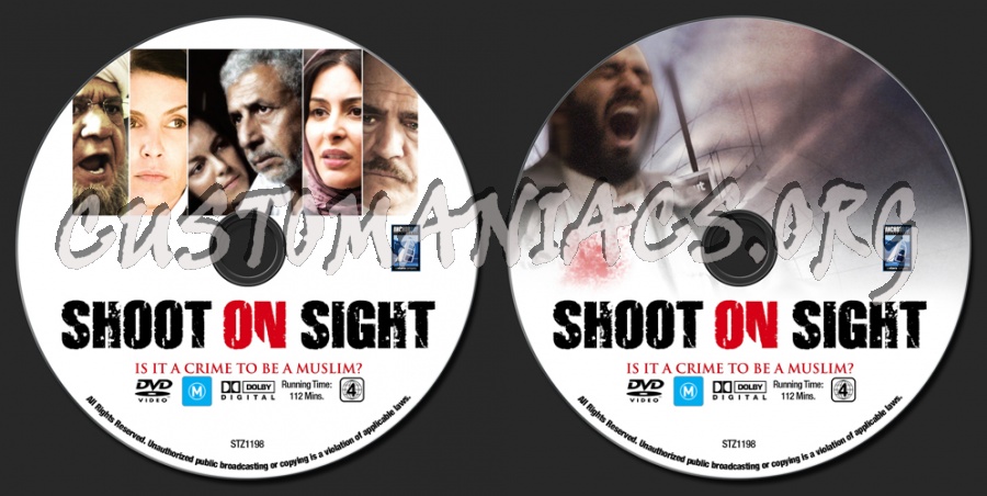 Shoot On Sight dvd label