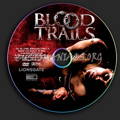 Blood Trails dvd label