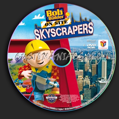 Bob the Builder On Site: Skyscrapers dvd label