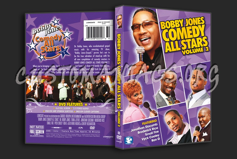 Bobby Jones Comedy All Stars Volume 2 dvd cover - DVD Covers & Labels ...