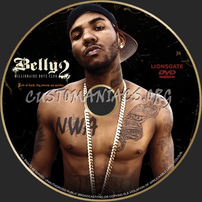 Belly 2 dvd label