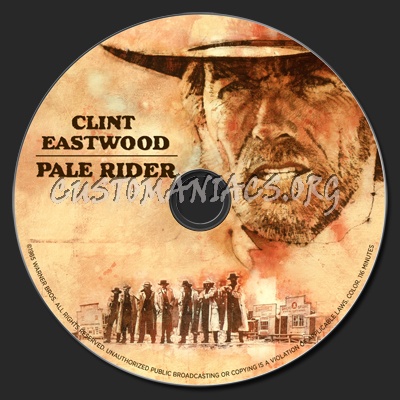 Pale Rider dvd label