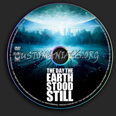 The Day The Earth Stood Still dvd label