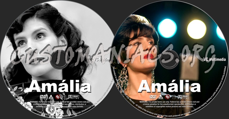 Amalia dvd label