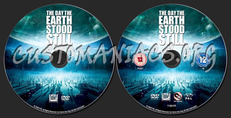 The Day The Earth Stood Still dvd label