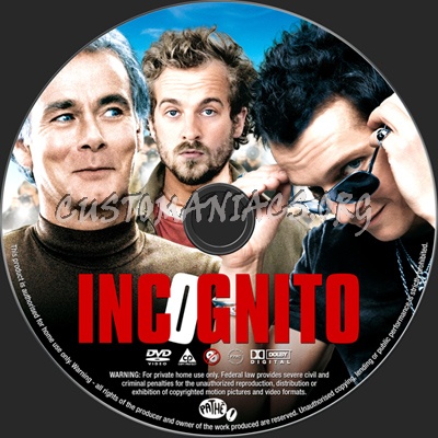 Incognito dvd label