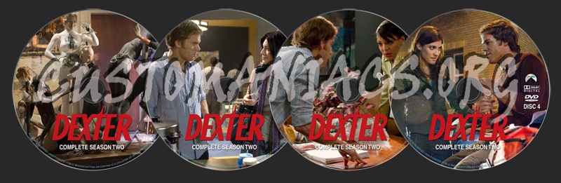 Dexter Season 2 dvd label