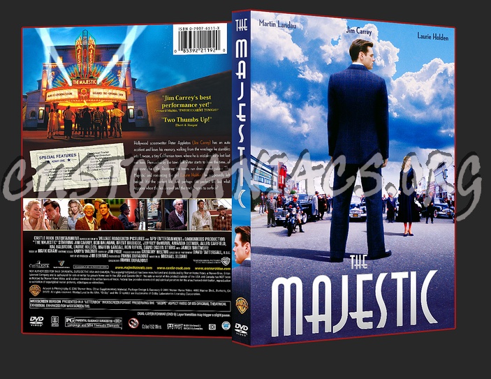 The Majestic dvd cover