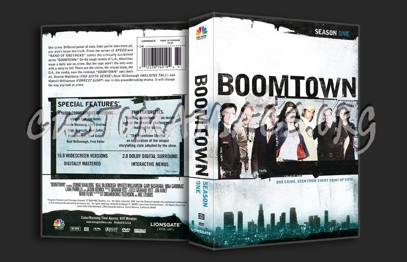 Boomtown Season 1 dvd cover