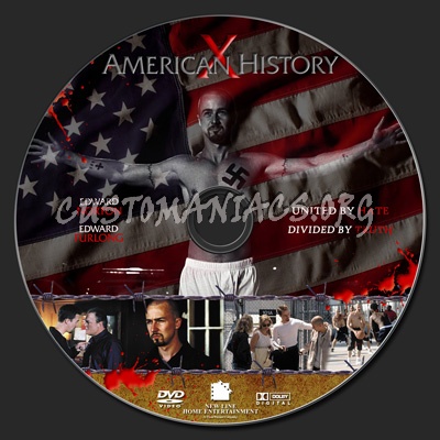 American History X dvd label