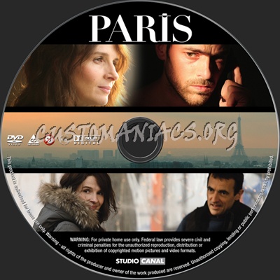 Paris dvd label