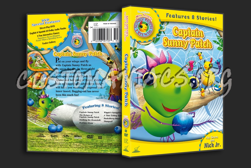 Miss Spider's Captain Sunny Patch dvd cover