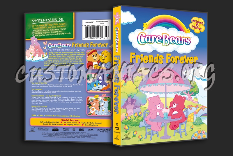 Care Bears Friends Forever dvd cover