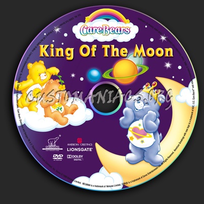 Care Bears King of the Moon dvd label