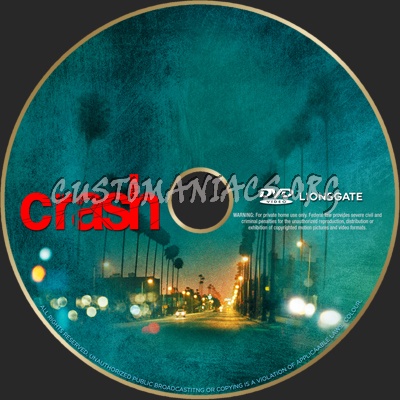 Crash. dvd label