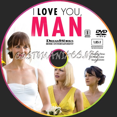 I Love You, Man dvd label