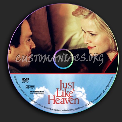 Just Like Heaven dvd label