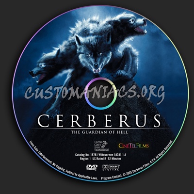 Cerberus dvd label