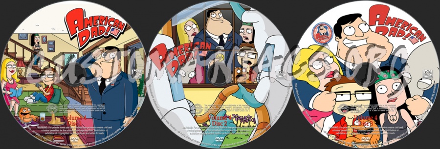 American Dad Volume 4 dvd label